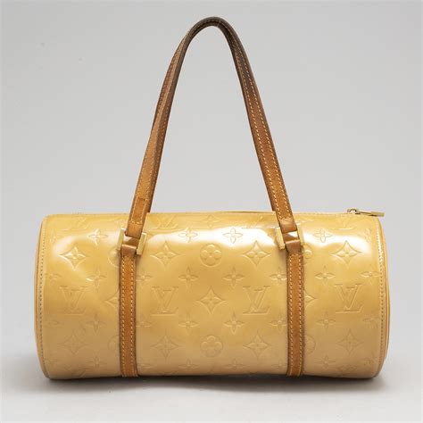 lv vernis bag yellow|louis vuitton shiny bag.